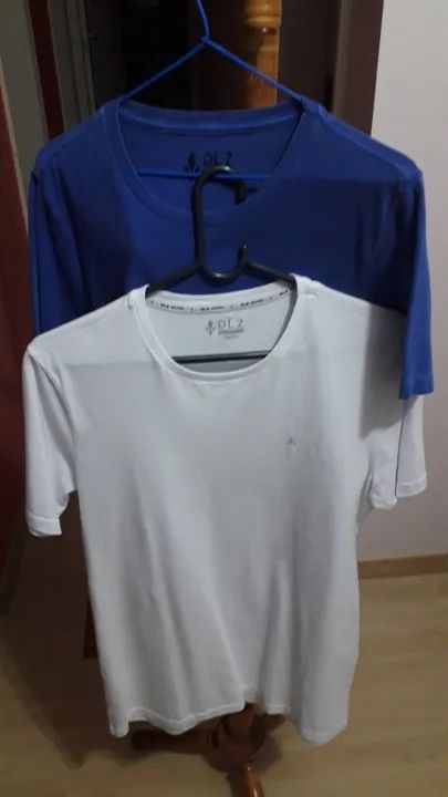 Kit camisetas masculinas 100% algodão tamanho P da DLZ  novas 