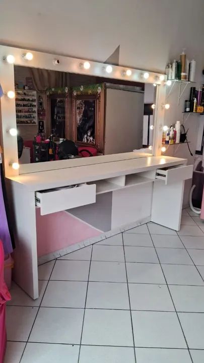Camarim com lâmpadas led somente o espelho com as lâmpadas - Foto 2