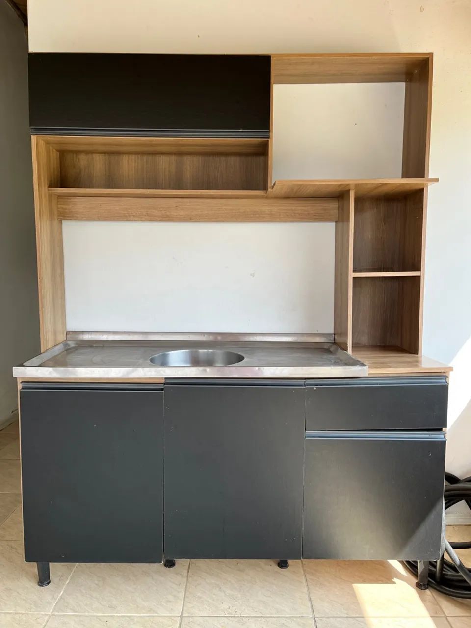 Armário de Cozinha Completo com Pia
