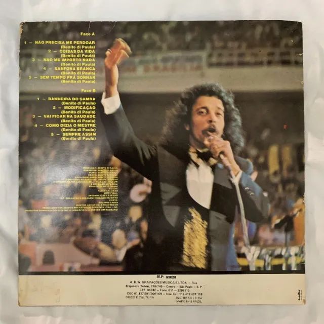 LP Benito Di Paula - Beverly LP 8302064728252131329121