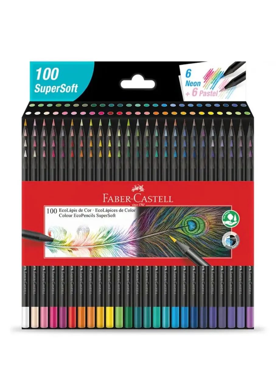 Lápis de Cor 100 Cores, Faber-Castell