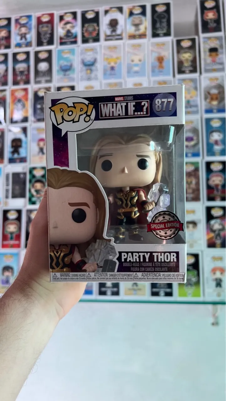 Funko Pop Party Thor - What If...? Edição Especial