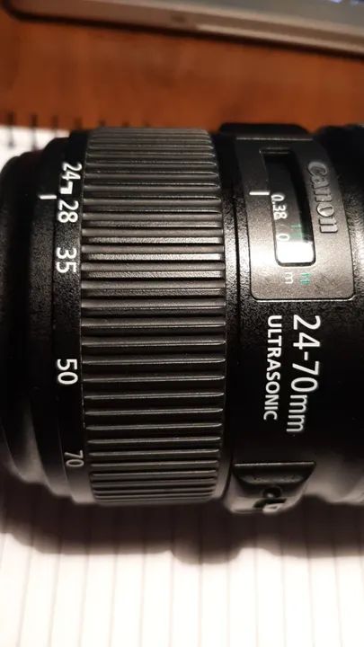 Lente Canon 24-70mm F/2.8L Usm 2- Usada - A. Oferta F. Daqui (Pix) - NÃO VENDO P OLX - Foto 6