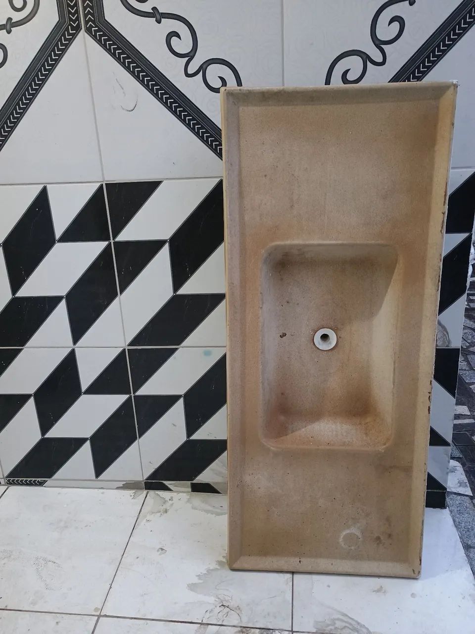Pia de cozinha em cerâmica