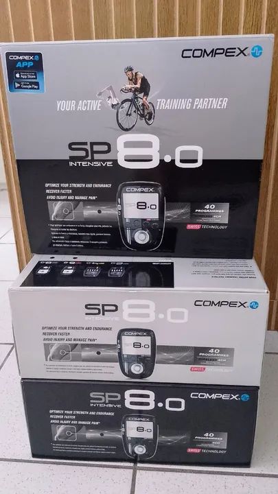  Compex 8.0 Sp Wireless Eletroestimulador Novo Selado 