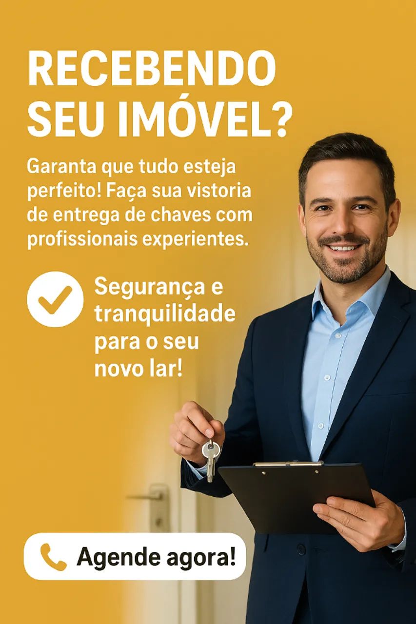 Vistoria de entrega de chaves