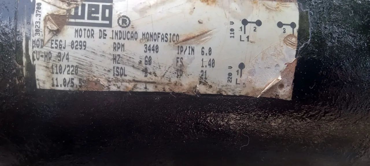 Bomba d'água usada marca SOMAR 3/4 - Foto 4