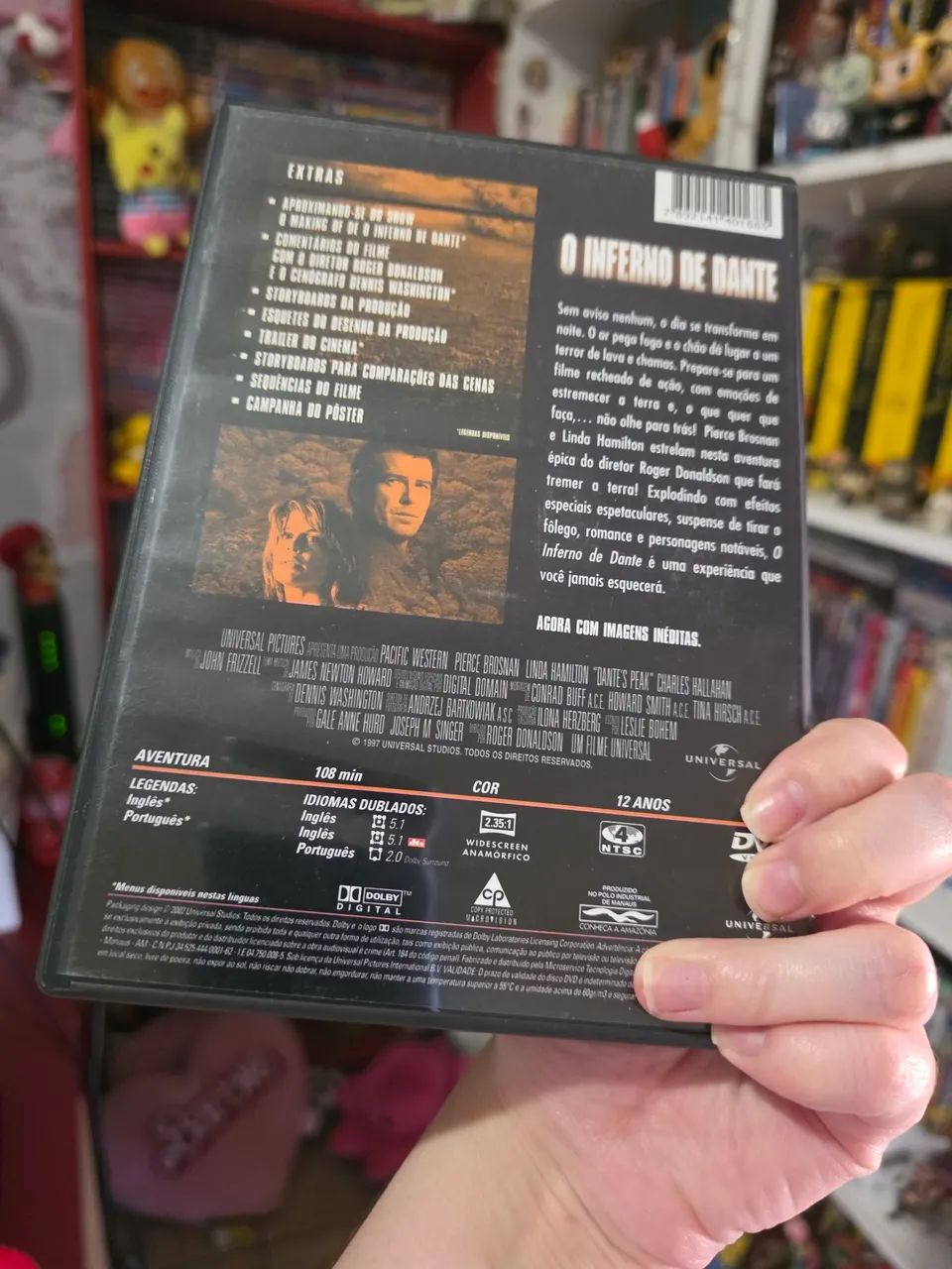 DVD Inferno de Dante e Volcano - Original - Foto 3