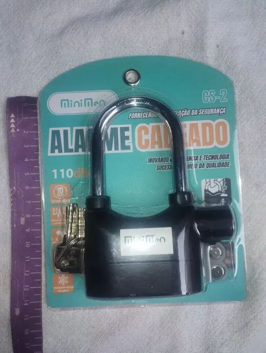 Cadeado com alarme 