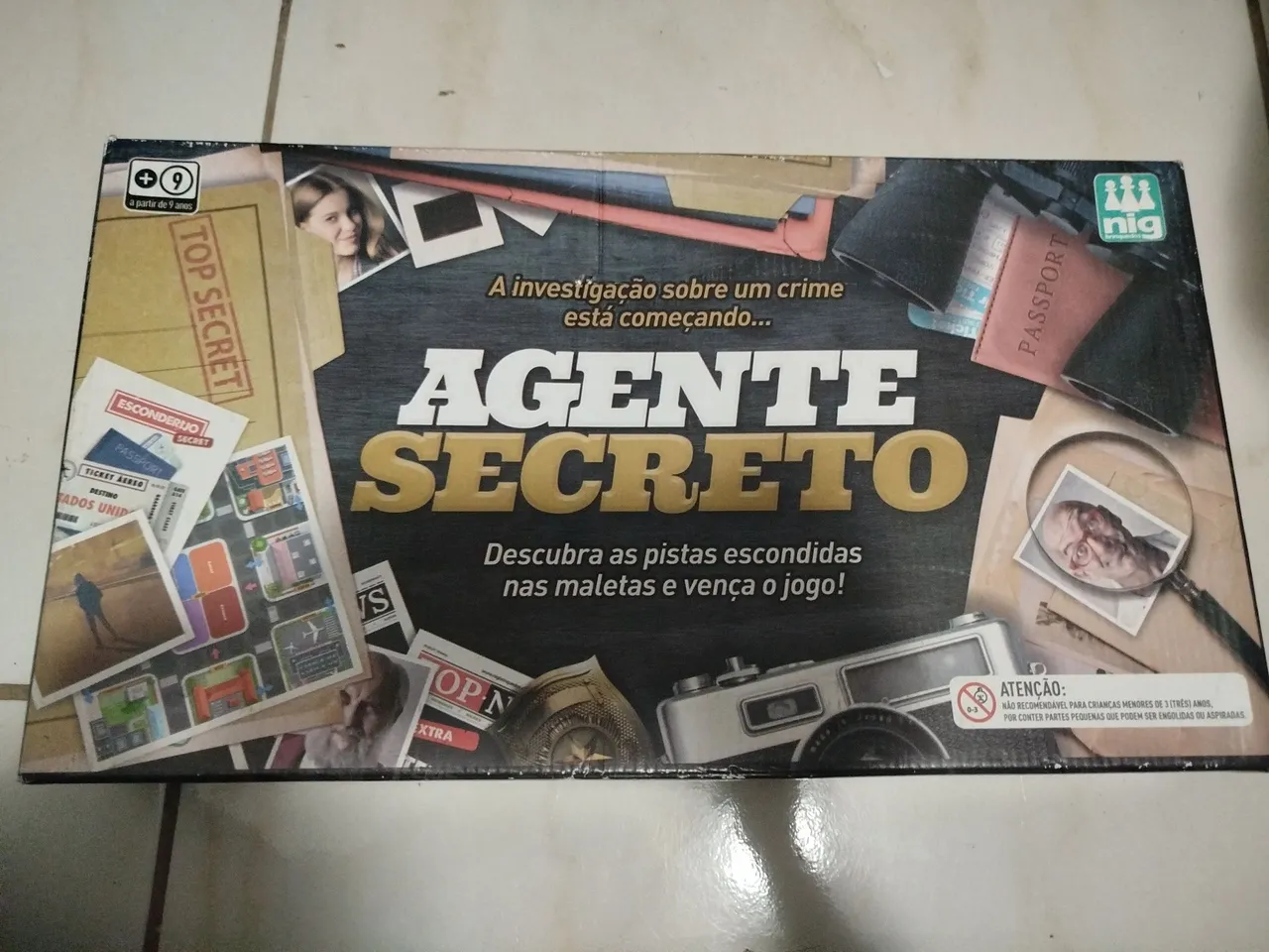 Jogo de Tabuleiro Agente Secreto