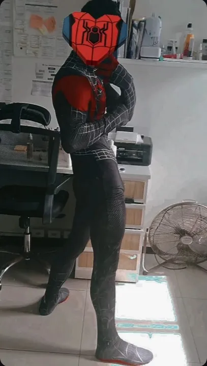 Fantasia Homem Aranha Miles Morales - Adulto ACEITO TROCAS 
