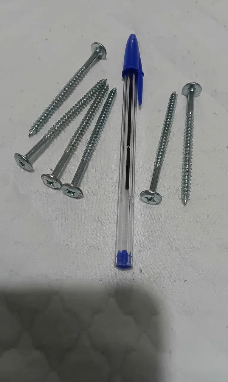Parafusos Fixer Cabeça Phillips TAMPINHA 5,0x75mm Aço Carbono Zincado 80 peças<br> - Foto 5