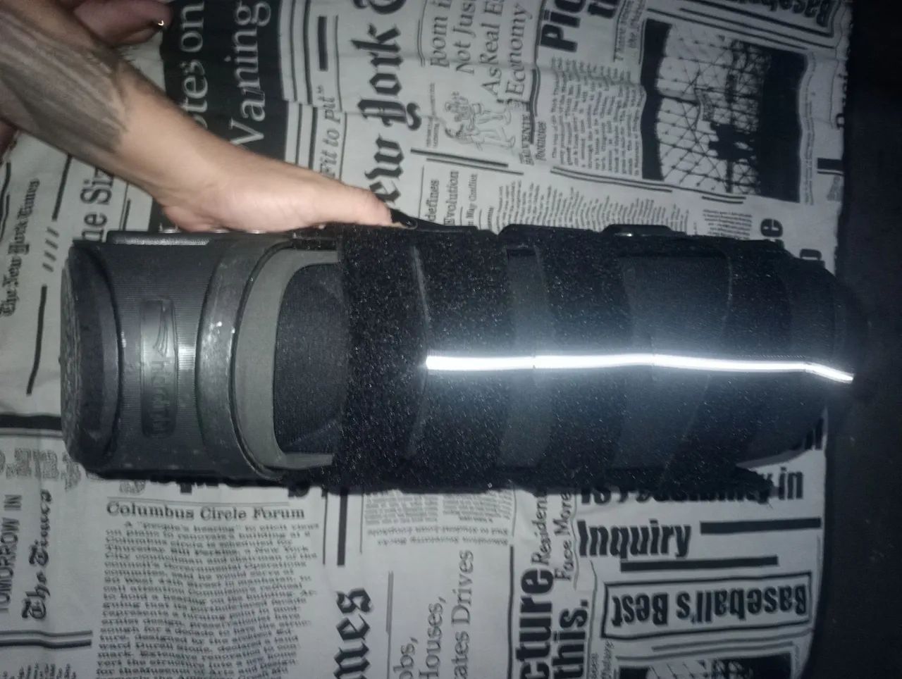 Bota ortopédica semi nova N40 - Foto 2