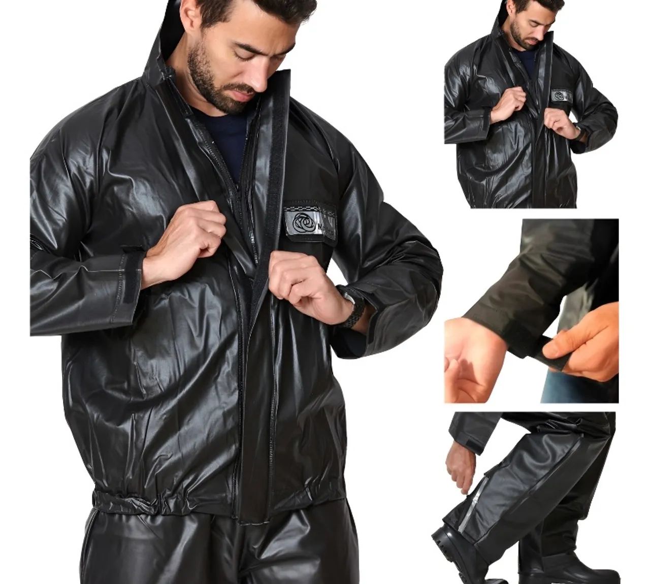 Capa de chuva motoqueiro