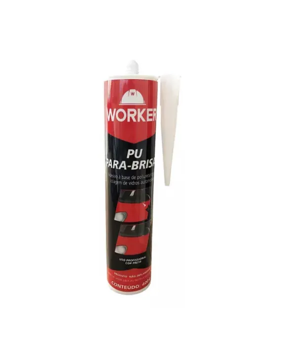 Adesivo Fixo Para-brisa PU 400G PR - WORKER