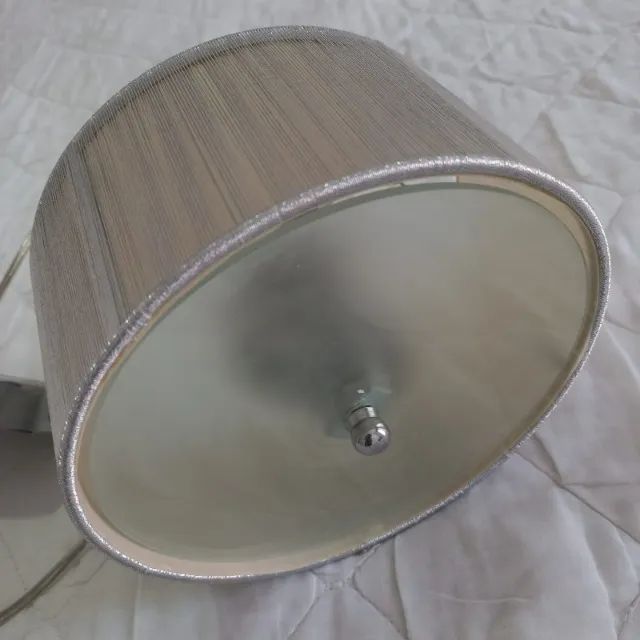 Lustre Pendente Pequeno cor Prata - Foto 2