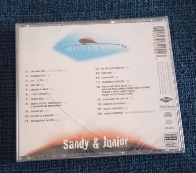 Leia - CD Sandy & Junior Millennium ( Lacrado ) - Foto 2