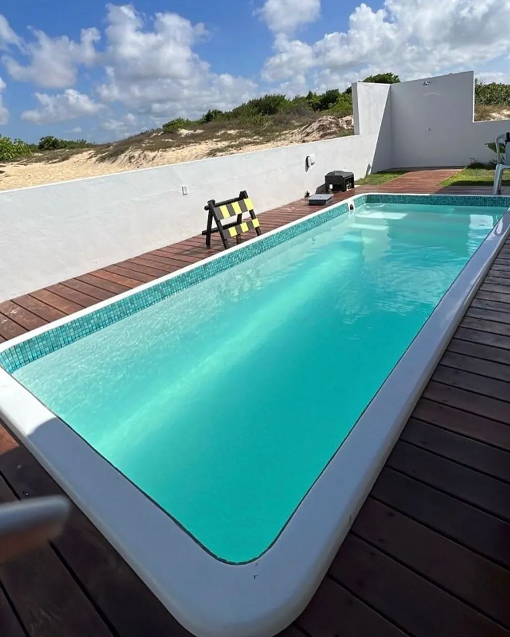Piscina medida 8,0 x 3,0 x 1,40m - Instalada - Leia a descrição - Foto 3