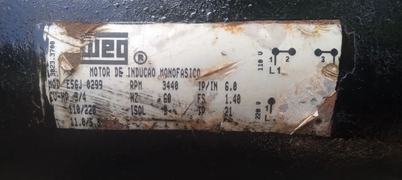 Bomba d'água usada marca SOMAR 3/4 - Foto 3