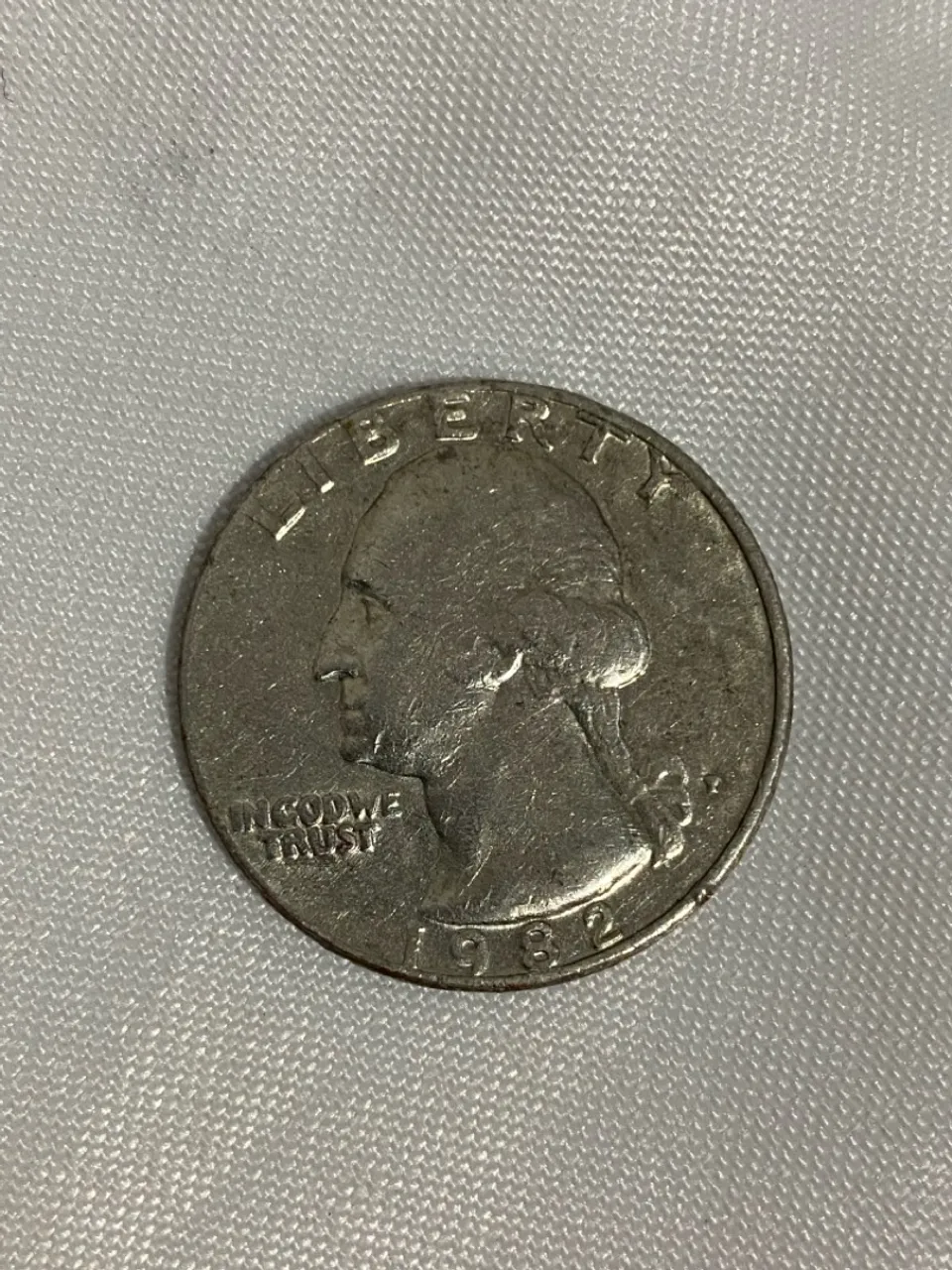 Moeda Quarter Dollar 1982 EUA
