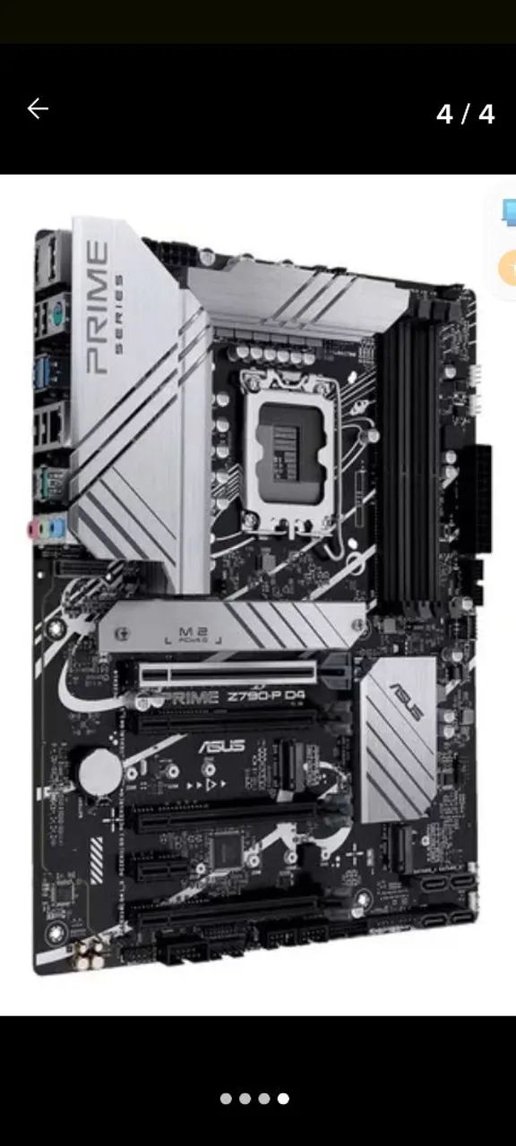 Placa-mãe ASUS Prime Z790-P D4 - LGA1700 - DDR4 - Foto 4