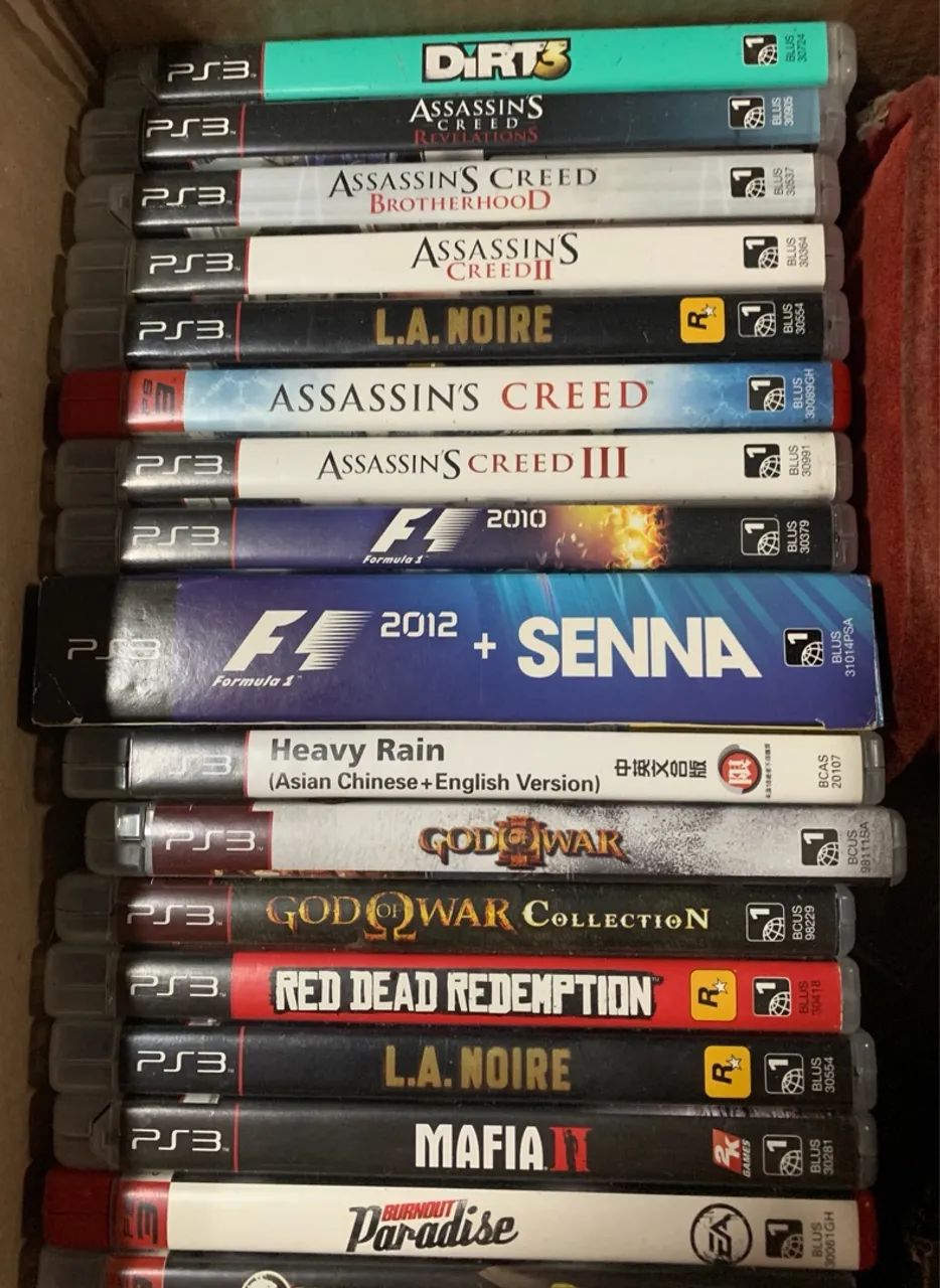 Lote de Jogos PS3 - Diversos Títulos