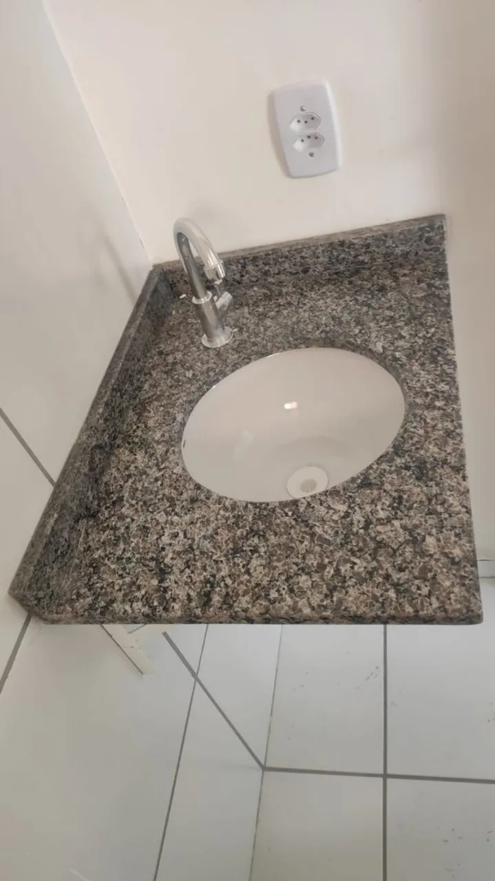Cuba de granito para banheiro
