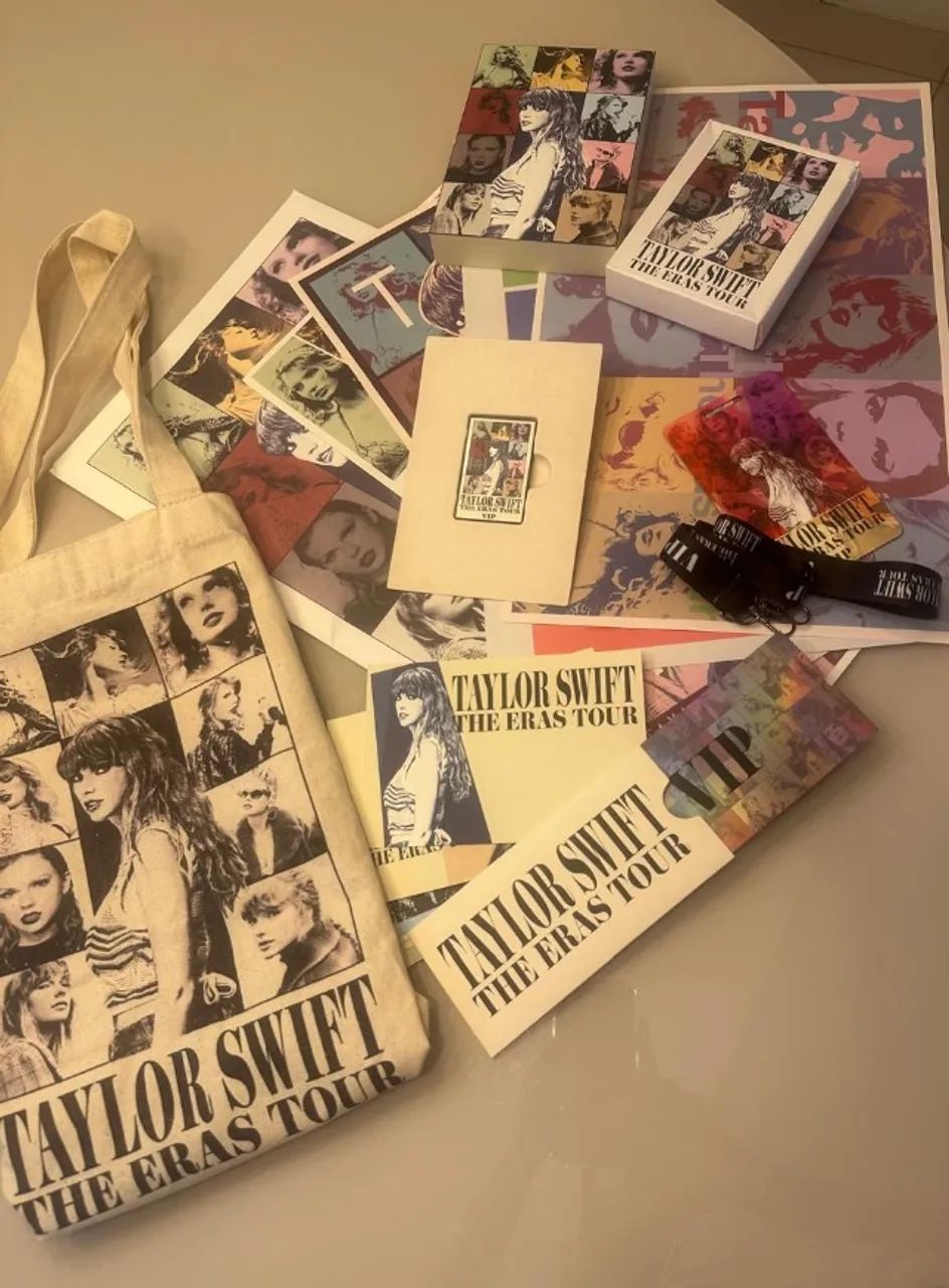 KIT VIP Taylor Swift - The Eras Tour - Original - Sem Caixa (mais