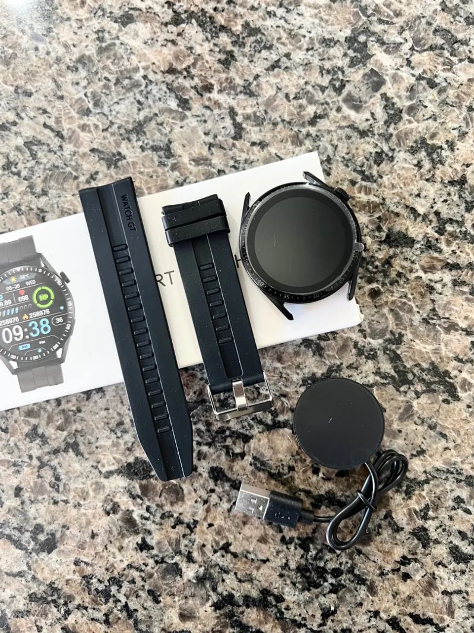 Smartwatch - Novo, Tela AMOLED 360×360 HD, Monitor Cardíaco, GPS - Unissex   - Foto 4