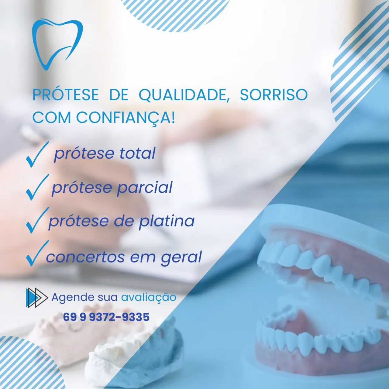 Próteses dentárias de qualidade
