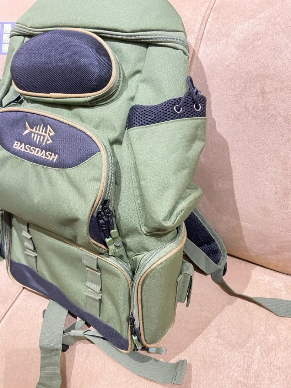 MOCHILA DE PESCA BASSDASH TAMANHO G ALTA QUALIDADE