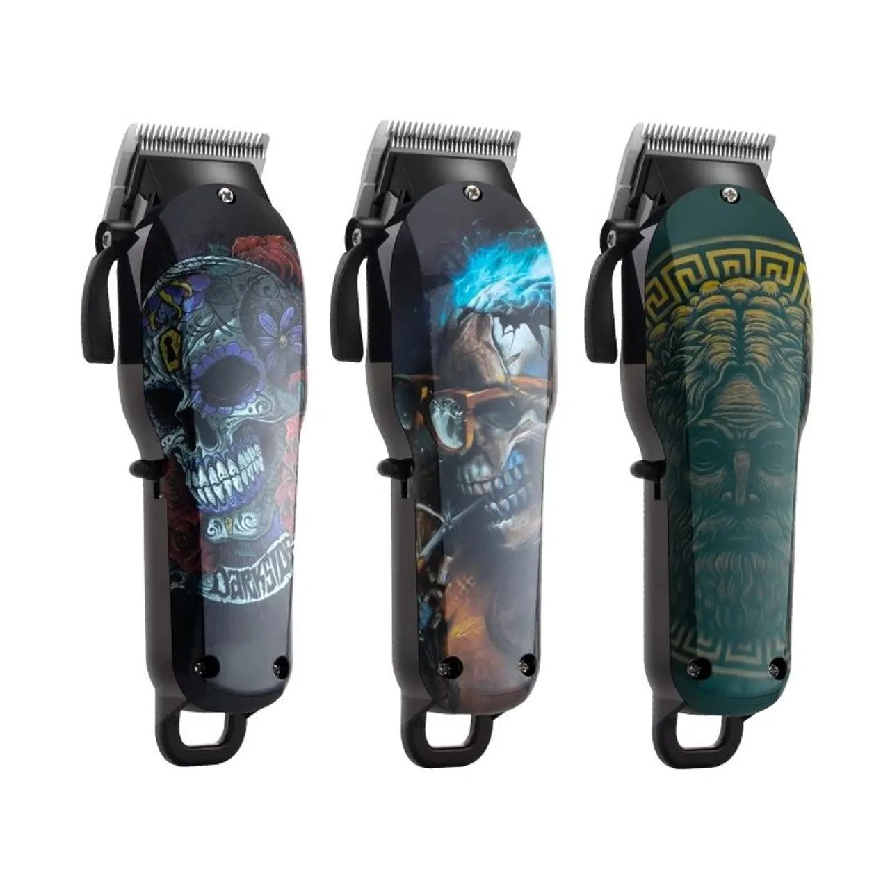 Máquina de Cortar Cabelo sem fio Kemei KM-735 Profissional - Foto 4