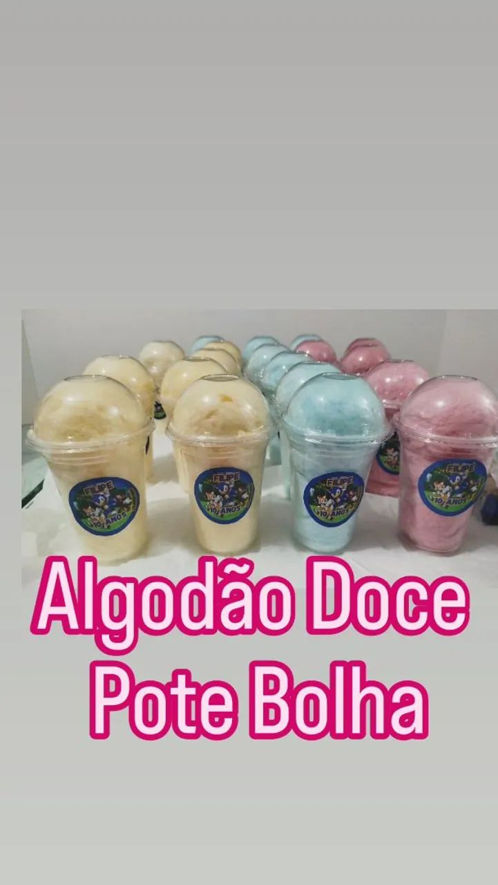 Algodão Doce no Pote  - Foto 5