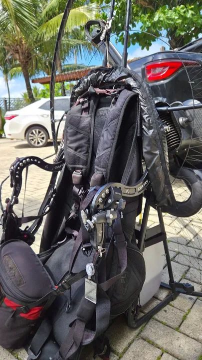 Paramotor Vittorazi Moster + Paraquedas Reserva + flutuador e muito mais - Foto 5