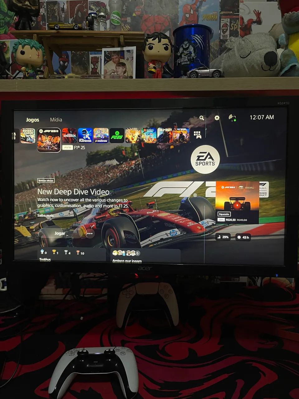 Monitor AOC 24 pol 165hz 0,5 ms - KG241Q