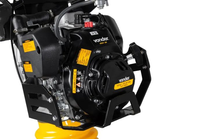 Compactador de percussão a gasolina, com motor de 3,6 hp, 4 tempos, VONDER  - Foto 2