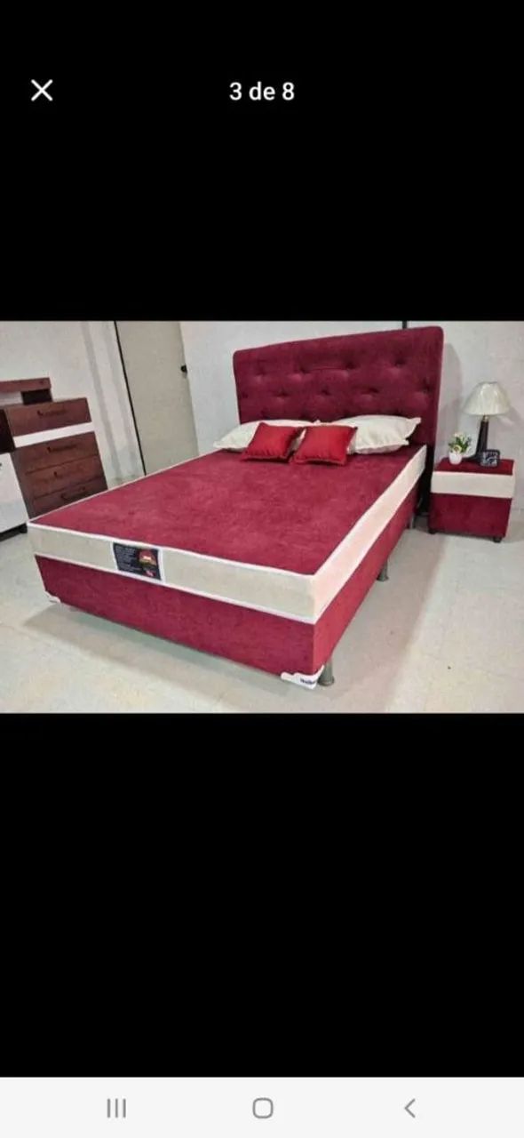 Cama box de casal 