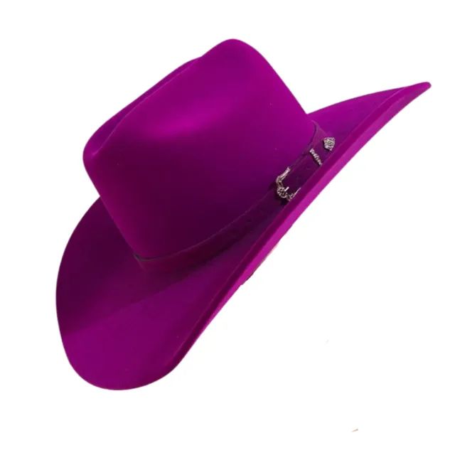 Chapéu Feminino Country com Strass Fucsia - Foto 5
