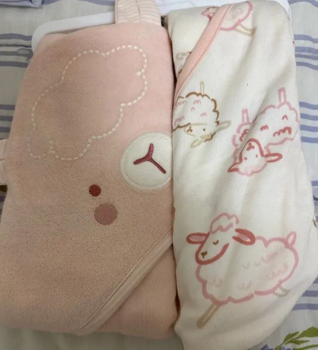 Kit toalha de banho bebê 2 peças ovelha multicor | Carter's Entregue por Riachuelo