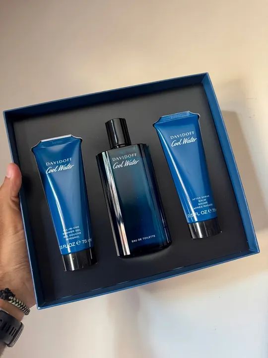 Kit DAVIDOFF cool water 125ml completo original lacrado adipec 