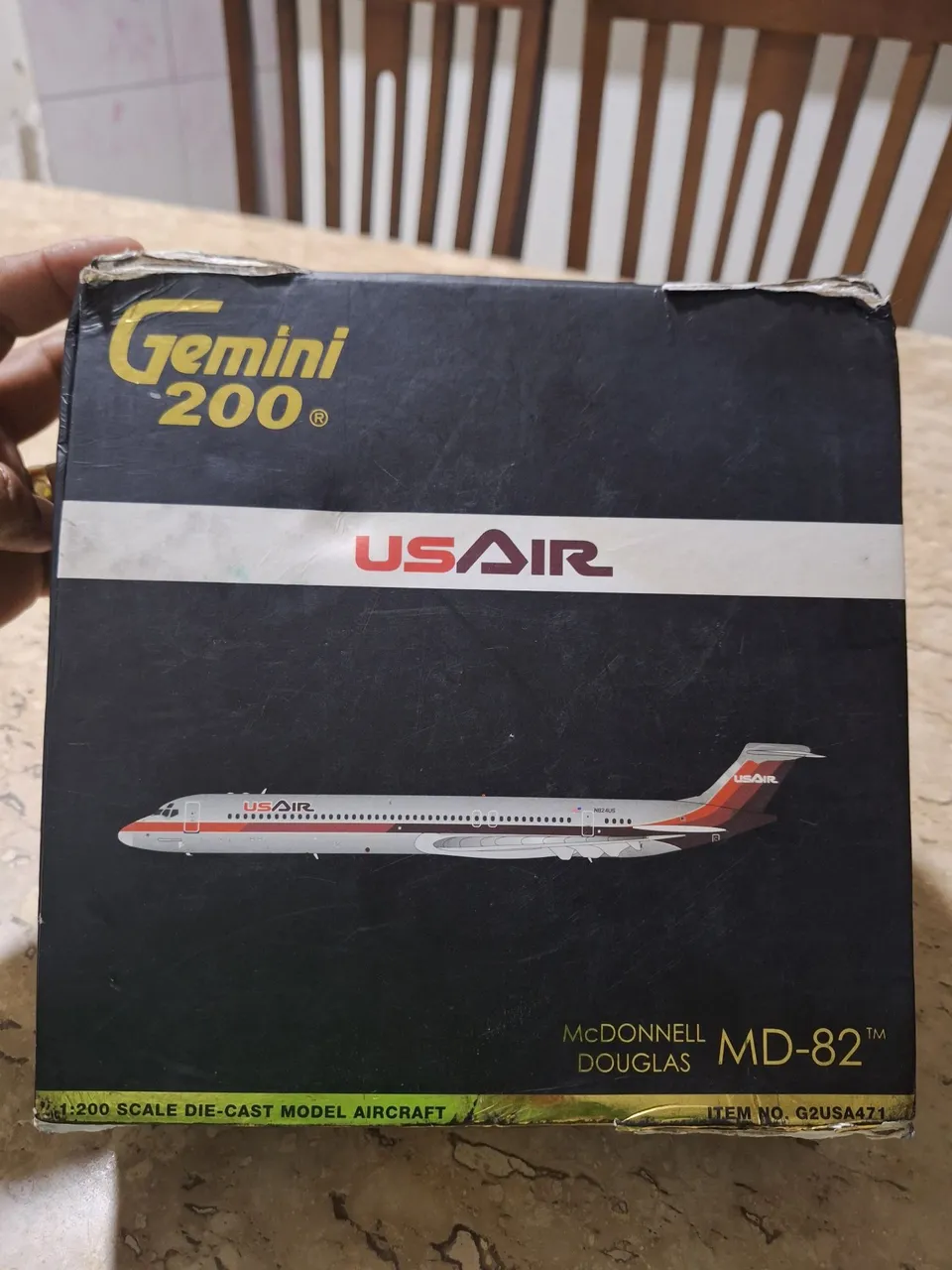 Miniatura US Air MD-82 Gemini 200 - 1:200