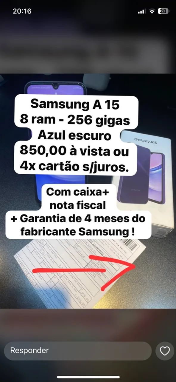 Galaxy A15 256GB - Foto 3