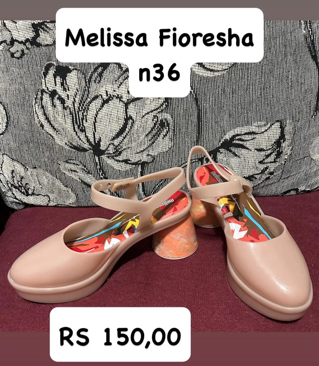 Melissa Fioresha n36 - Sandália Feminina