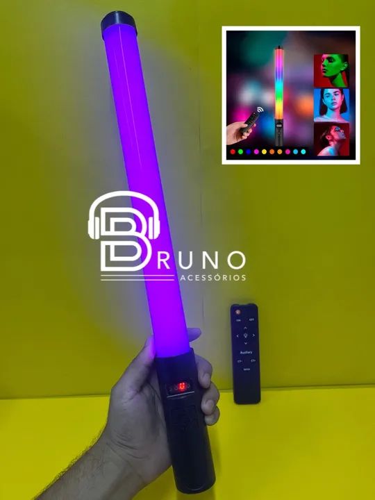 Iluminação LED para Filmagem - Kit com 3 Cores - Foto 3