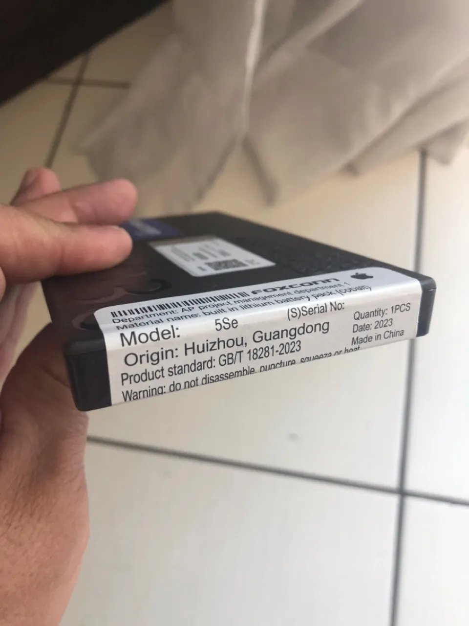 Bateria iPhone 5Se - Original Foxconn