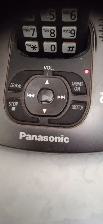 Telefone Panasonic sem fio kx TG 6421lb - Foto 4
