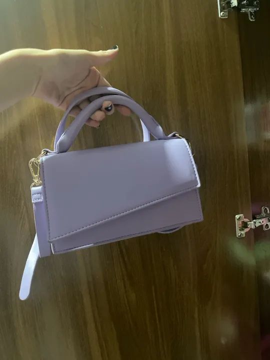 Bolsa de Ombro Lilás - Nova