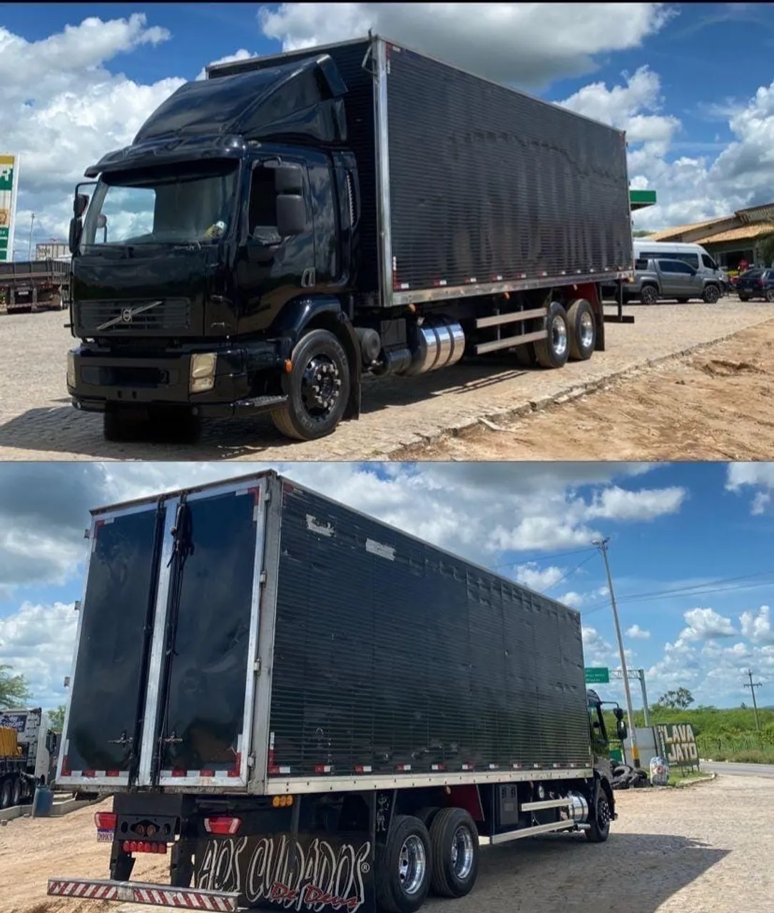 CAMINHÃO VOLVO VM 260 LEITO (CAPA DE REVISTA)