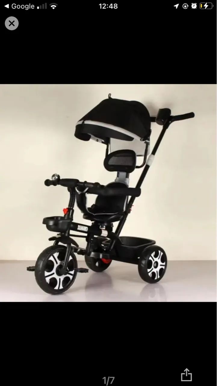 Triciclo infantil de empurrar 