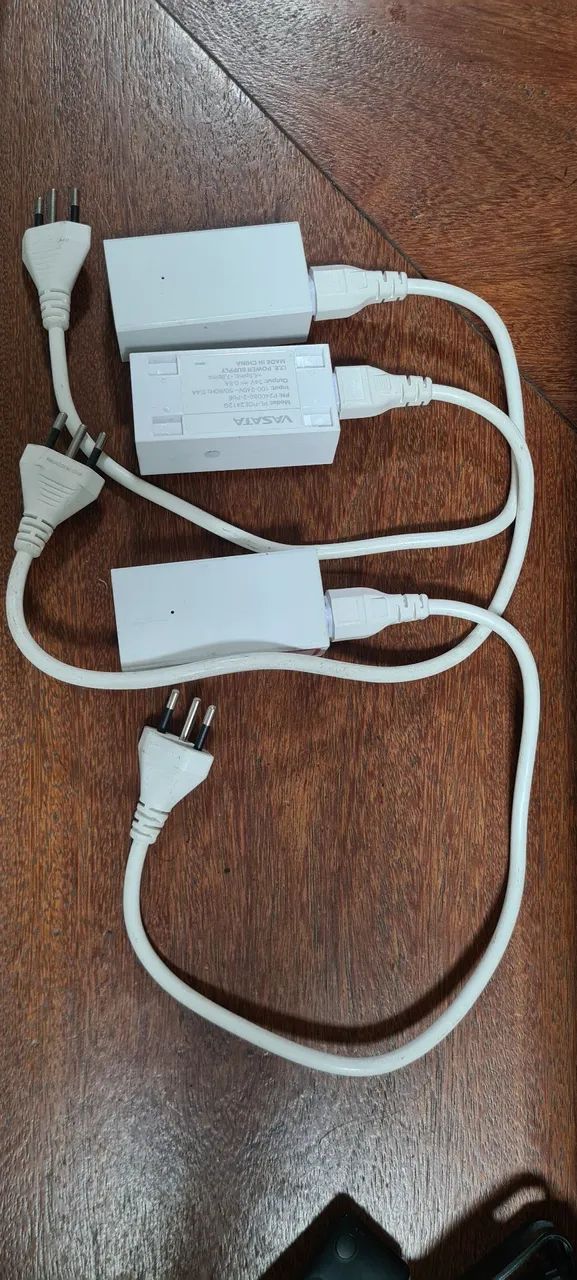injetor PoE (Power over Ethernet) da marca VASATA, modelo PL-POE2412G.  - Foto 2